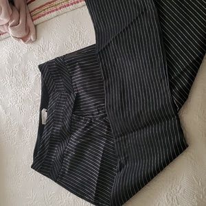 Wh/bm black pants